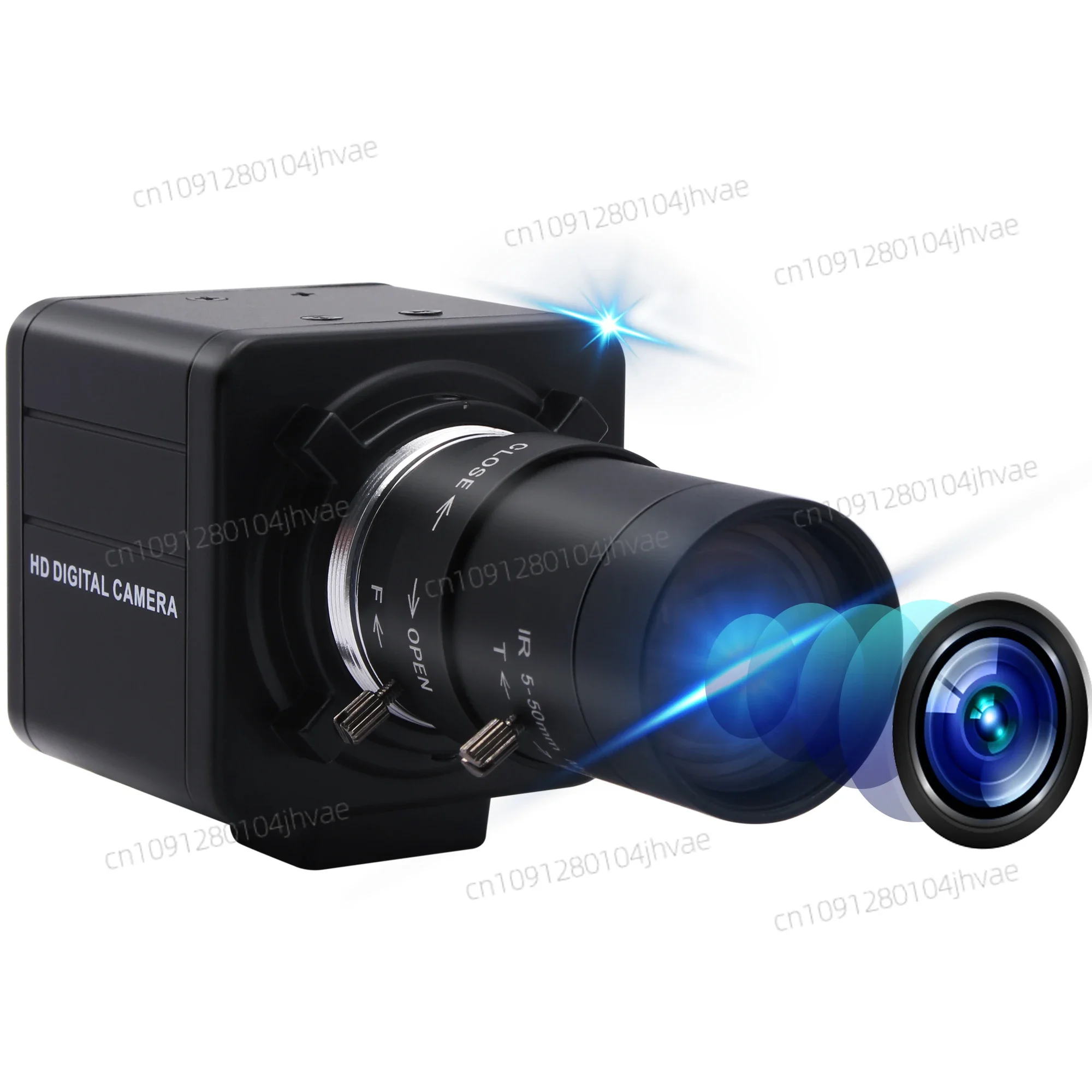 NEW4K Full HD Camera Varifocal FHD 5-50mm Lens Mini USB UVC Zoom Conference Webcam Free Driver for Mac/Window/Linux/Raspberry Pi