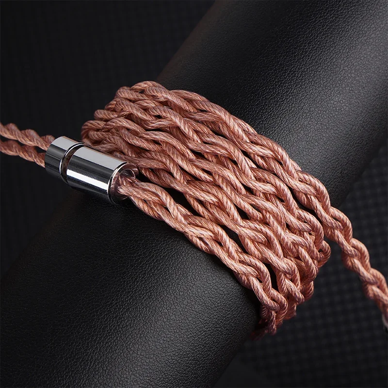 NiceHCK EarlOFC 5N OFC + 5N placcato argento OFC auricolare aggiornamento cavo HIFI 3.5/2.5/4.4mm MMCX/0.78mm 2pin per la benedizione invernale del coraggio