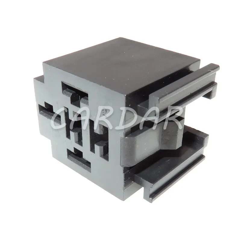 1 Set 5 Pin Automotive Relay Base Connector AC Assembly Relay Sockets With Metal Pins