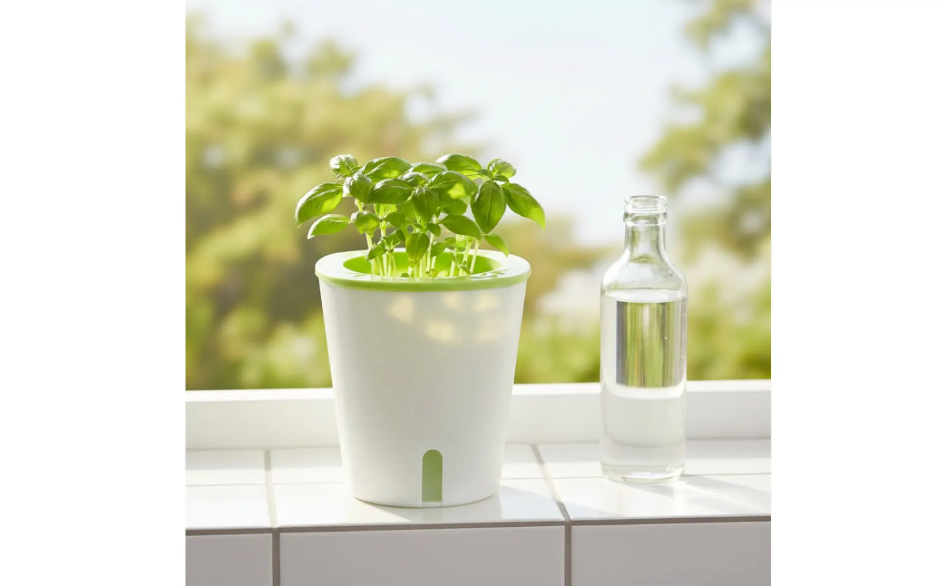 Self Watering Planter Large Size Self Watering Pot Water Reservoir Planter Hydroponic Garden Container Lightweight for Outdoor