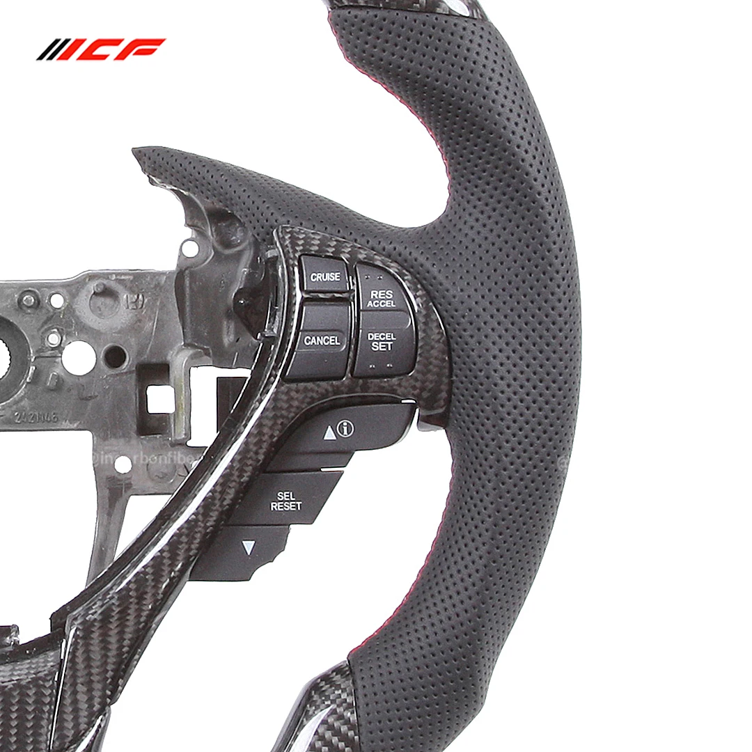 Carbon Fiber Steering Wheel for Acura MDX,RDX ,ILX ,TLX ,NSX