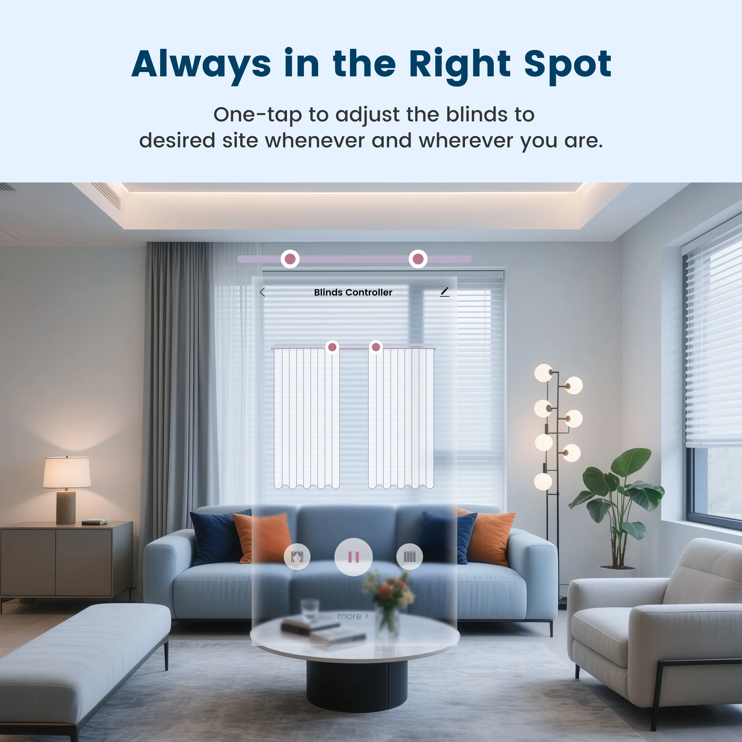 GIRIER Smart Curtain Motor WiFi RF433 Electric Chain Roller Blinds Motor for Shade Shutter Works with Tuya APP Alexa Hey Google view 5
