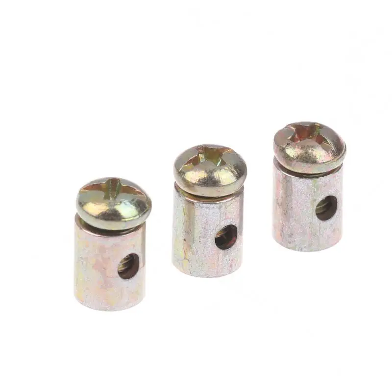 

Hot Sale 10/30Pcs Motorcycle Brake Clutch Choke Cable Repair Kart Bike Mower Parts Throttle Cable Nipple Screw Metal Stopper