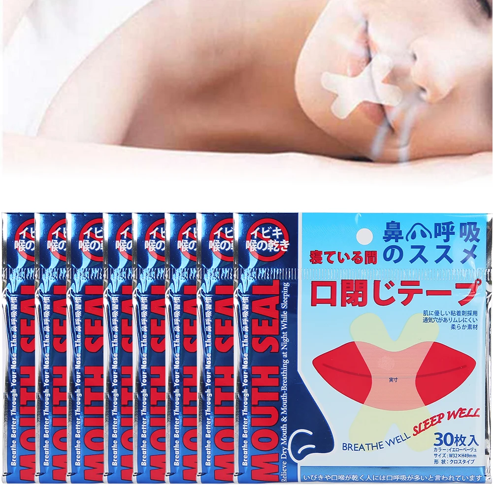 240pcs Anti-Snoring Patch Health-Care Sleeping Nasal Sticker Better Breath Snoring Aid Device Improve Open Mouth Breathing Strip