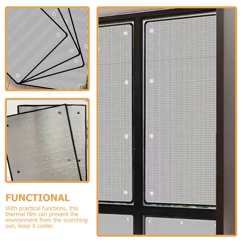 

50x100 Insulation Film Heat Blocking Reflective Window Thermal Foil for Sunroom Factory UV Protection Glass Shade
