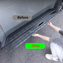 Car Style Side Tread Step Cover Panel Door Sill Bar Welcome Pedal Trim Sticker Accessories For Chery Jetour T2/Traveler 2023 +
