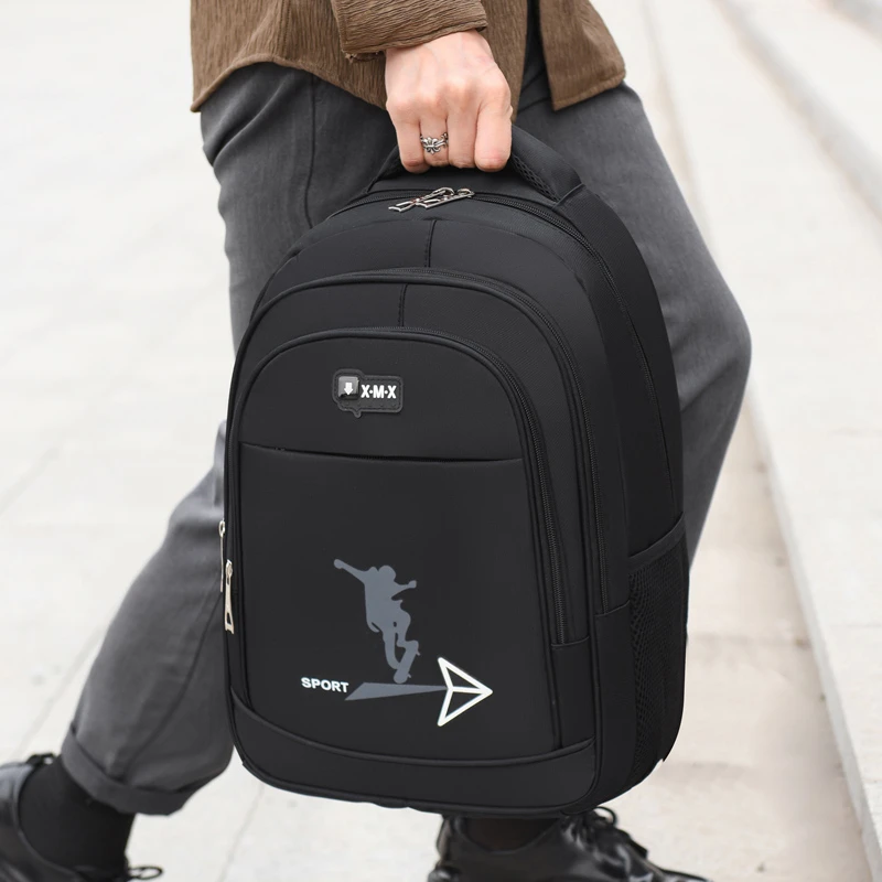 

Luxury Shopper Solid Color Vintage Backpack And High-End Elegant Leather Classic Designer Commuter Bag