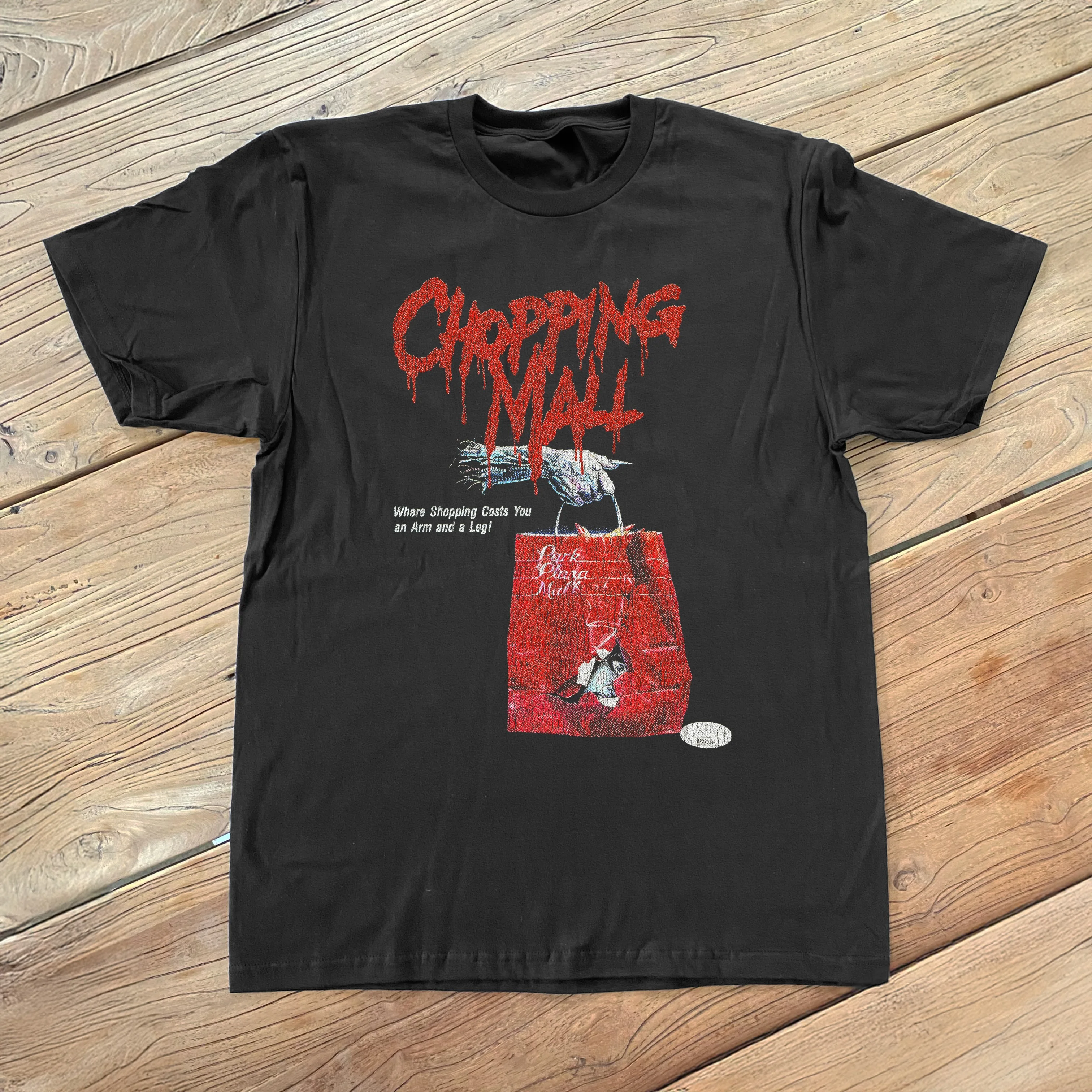 Chopping Mall 1986 Horror Movie Poster Graphic T-Shirt Cotton Men Women Streetwear Tee