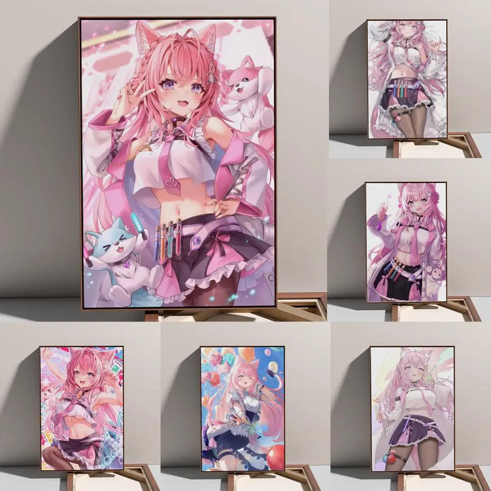 

Poster Prints Oil Painting Mural Living Room Home Decoration Party Evening Cover Cute H-Hololive Hakui Koyori