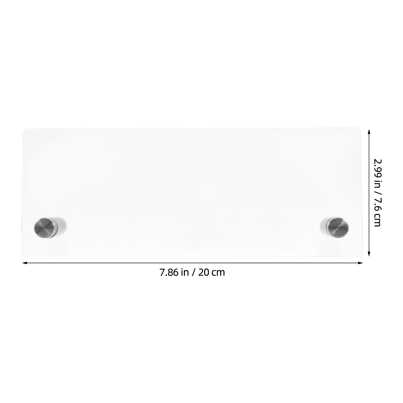 2Pcs Desk Name Display Plate Versatile Business Card Desk Rack for Office Conference Room Exhibition Use Office Card Stand Plate