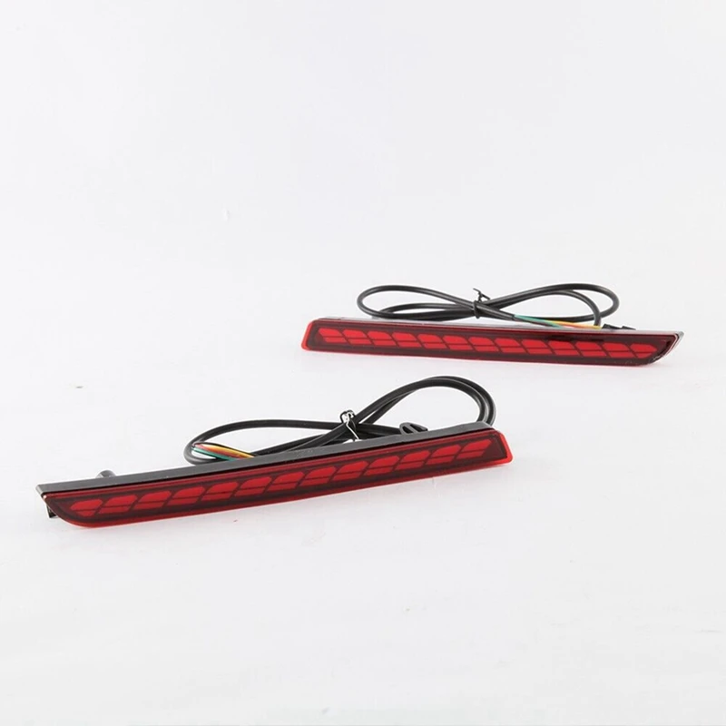 12V Car LED Rear Bumper Reflector Lights For Toyota Sienna 2021 2022 Car Driving Turn Signal Brake Light