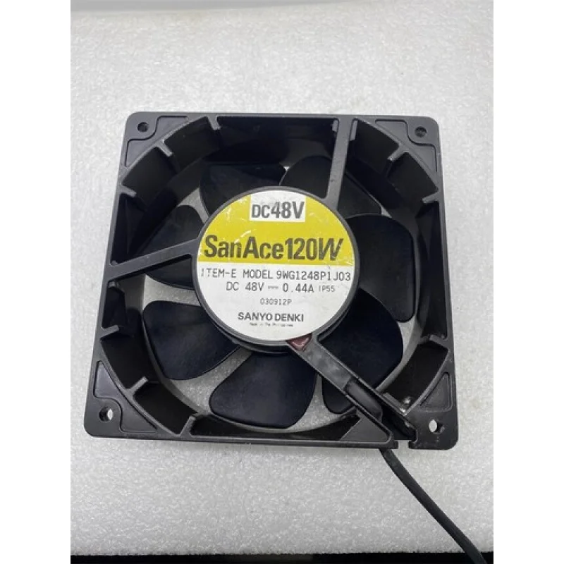 C for    SANYO 9WG1248P1J03 DC48V 0.44A 120*120*38MM 3-wire Aluminum Frame Cooling Fan