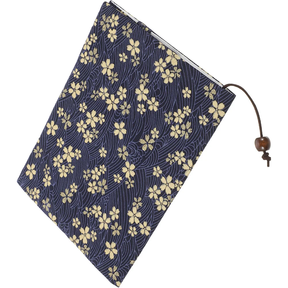 Book Cover Stylish Decor Ornamental Cloth Protective Sleeve Hand-made Protector for School