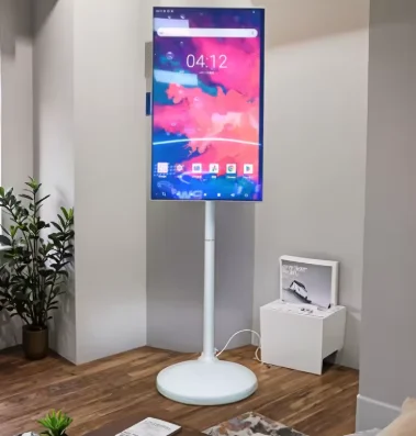 21Inch  Capacitive Touch  Swivel Screen Floor Stand Kiosk Universal Serial Bus