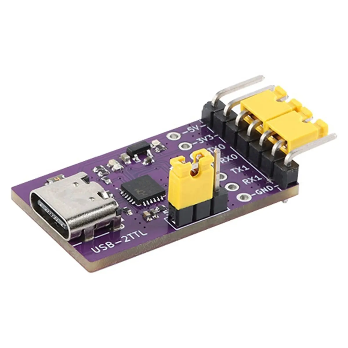 AA19 USB to Multiple TTL Serial Port Module 2 Channel High-Speed Communication Converter CH342 Chip USB to UART Adapter Board