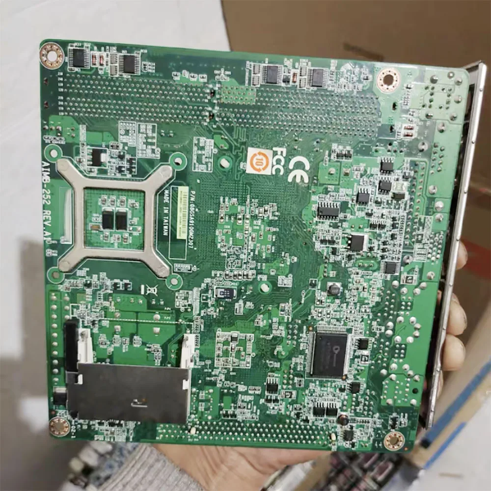 For Advantech AIMB-252G2-00A1E Industrial Mini-ITX Motherboard Dual Network Ports Single Board Price AIMB-252 AIMB-252G2