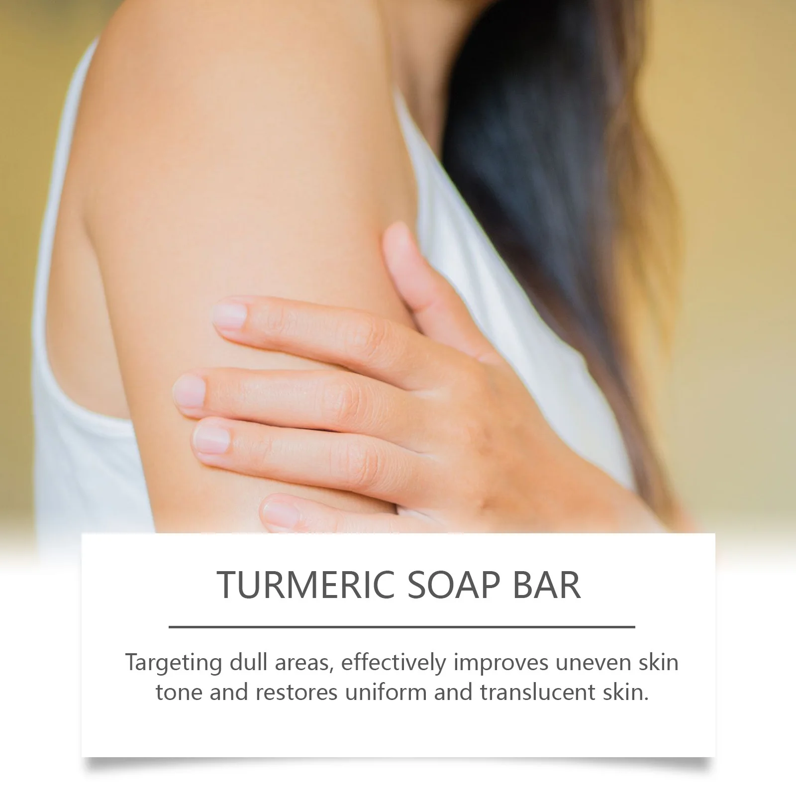 Oceaura الليمون الكركم صابون العناية بالجسم ترطيب جفاف السيطرة على النفط التطهير العميق إزالة تقشير الجلد اشراق الصابون #4