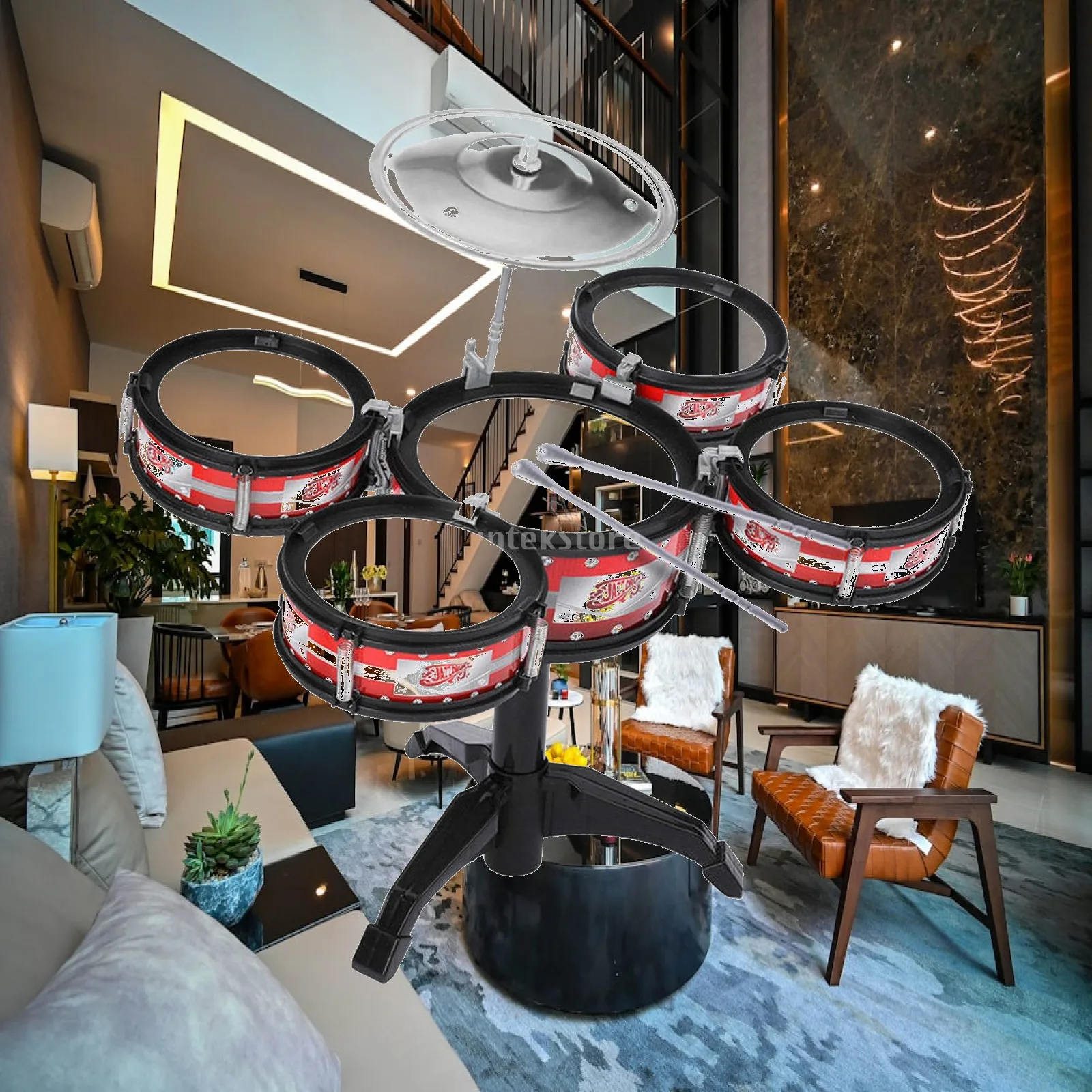 set-di-batteria-per-bambini-giocattolo-a-forma-di-batteria-per-bambini-giocattolo-per-imparare-a-battere-il-ritmo-set-per-gruppi-musicali-set-di-batteria-jazz-per-bambini-piccoli-ideale-per-principianti
