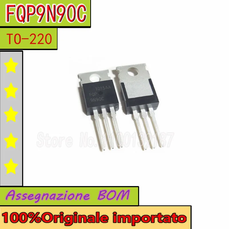 10pcs/lot   FQP9N90C  9N90C  TO-220 MOSFET 900V 9A