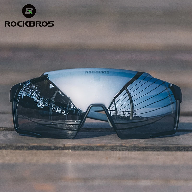 ROCKBROS Polarized Cycling Glasses Photochromic Lens Bike Sunglasses Men Women Glasses Eyewear Sports MTB Road Cycling Goggles