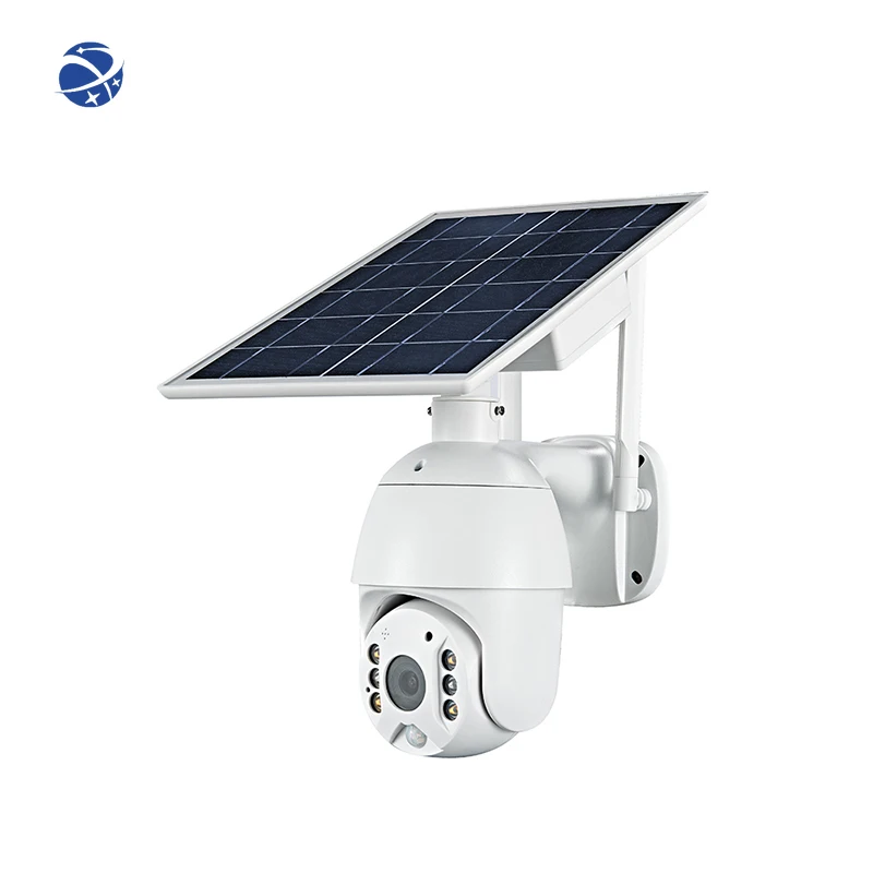 1080P 4G Starlight Solar Panel Outdoor Security Surveillance Camera 2MP Ubox S10 Q3 Solar Powered 4G Solar CCTV PTZ Camera