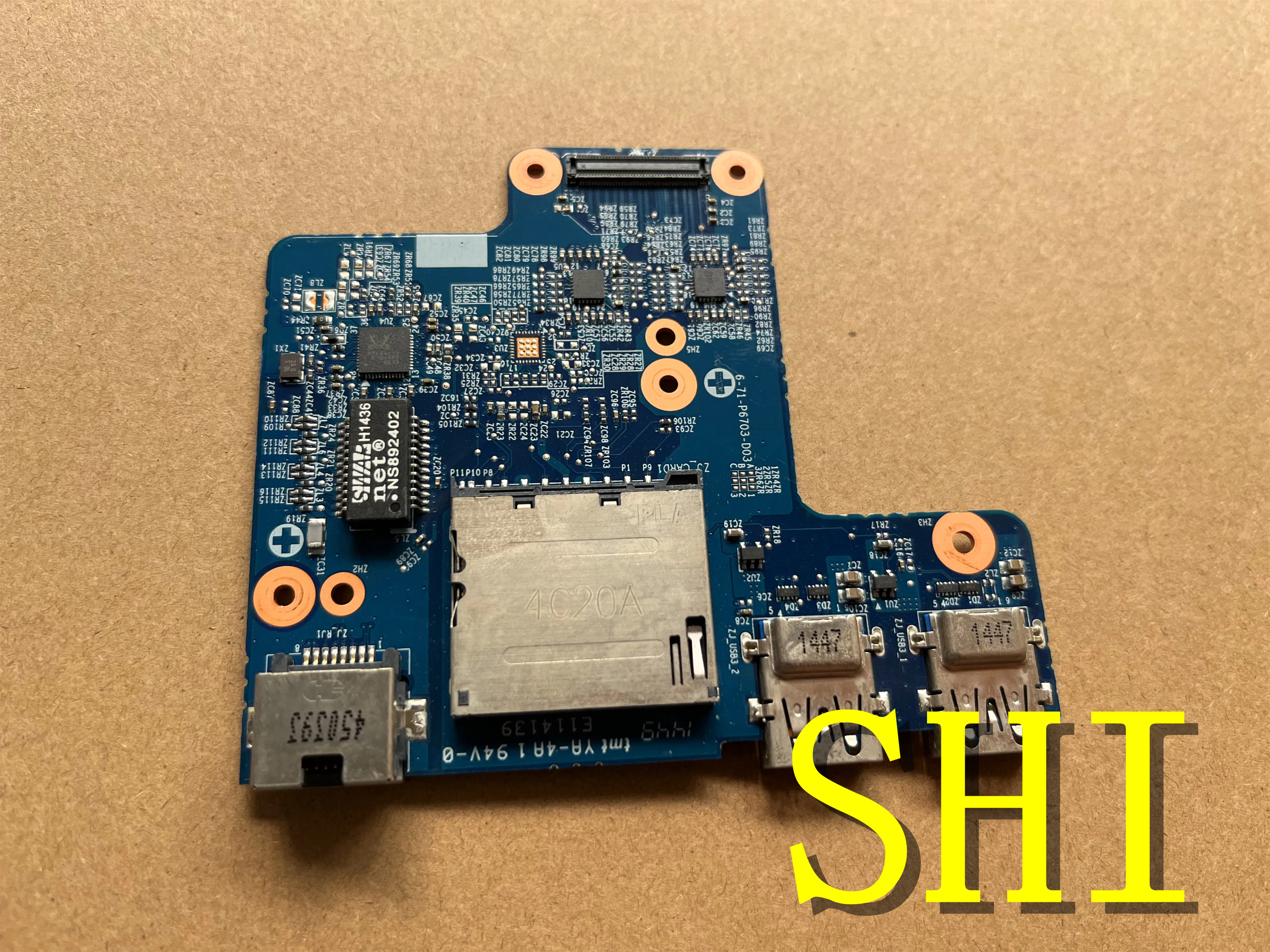 6-7-71-P6703-D03 Used Original FOR CLEVO P670 P670RP P670RP6M P65S0 HDD hard Disk Board Adapt 6-71-P65SN-D02 100%  Free Shipping