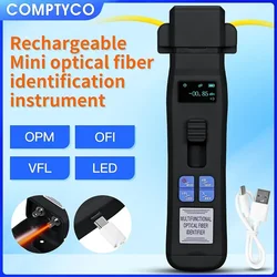 COMPTYCO 충전식 AUA-C607/C605 광섬유 식별자 라이브 OFI /OPM /LED 조명 /VFL 800-1700nm SM 내장