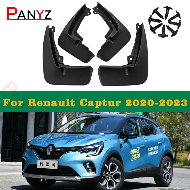 

4x For Renault Captur JB JE 2013~2020 Accessories Auto Mudflap Fender Mudguard Mud Flaps Guard Splash Car Accessories