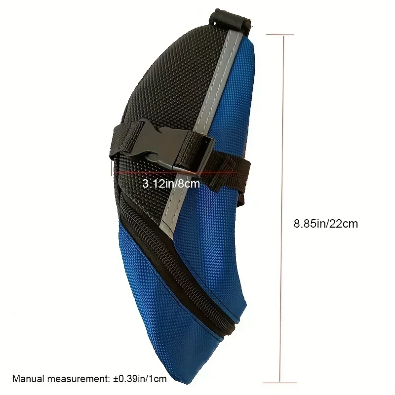 1pc Bike Mountain Bike Saddle Bag, Portable Bicycle Seat Tube Back Seat Bag, Rear Seat Cushion Kit, Cycling Equipment