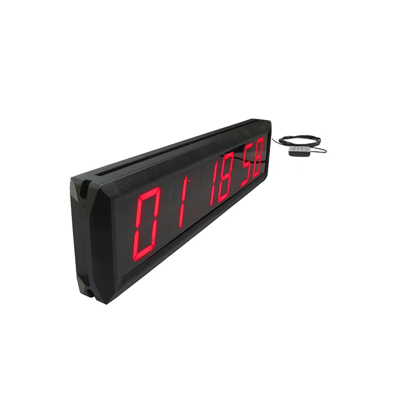 Wall Mounted LED Clock with Automatic Timing System, GPS Master, 2.3\'\'