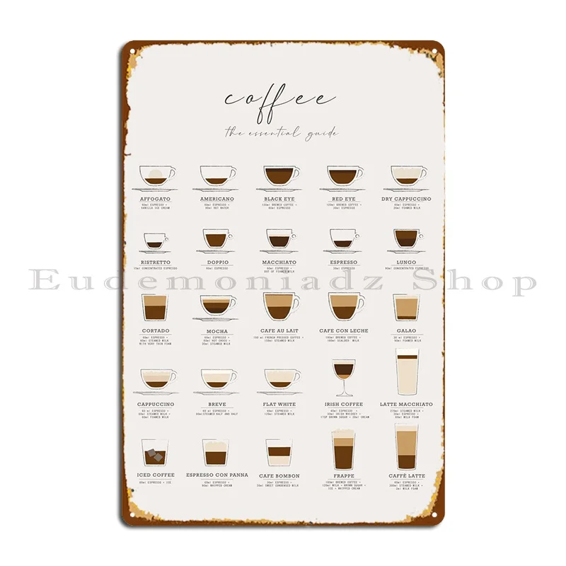 

Essential Coffee Metal Plaque Poster Designing Club Printing Cinema Create Tin Sign Poster