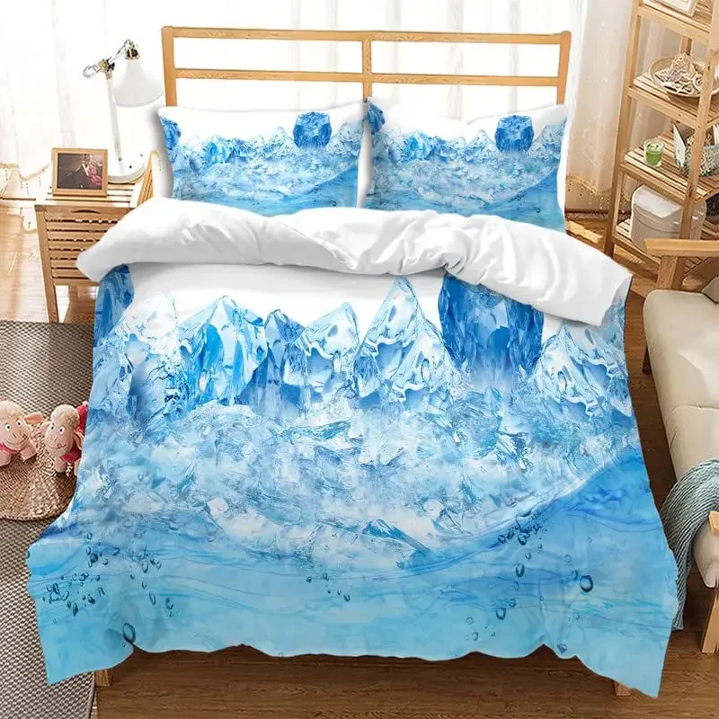 Natural Landscape Duvet Cover Set Single Twin King Tree Beach Bedding Set Microfiber Comforter Cover For Girl Teen Room Decor