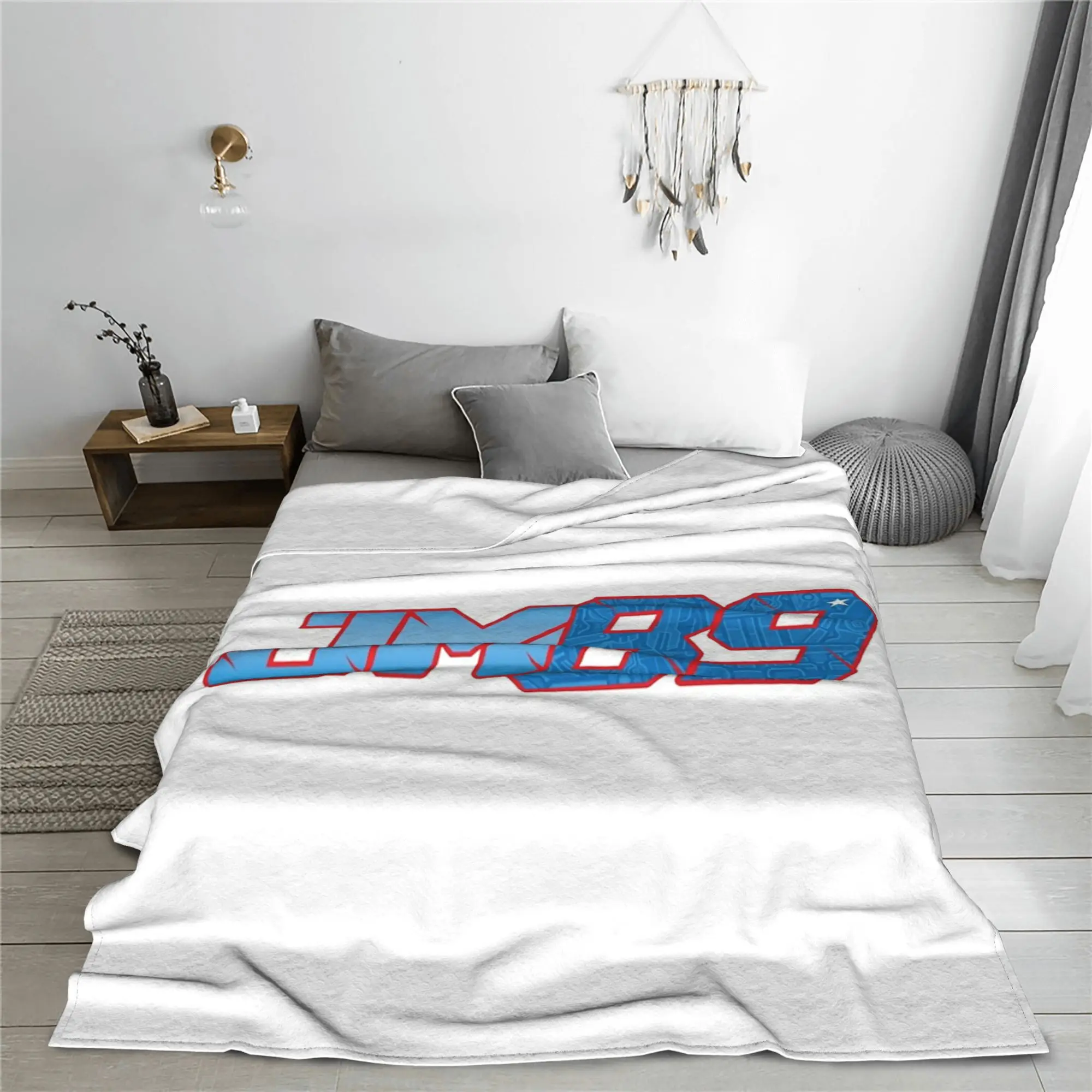 Jorge Martin Number 89 Blanket Warm Fleece Sofa Throw Blanket for Home Bedroom Outdoor Throws Bedspread Quilt