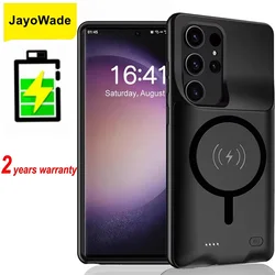 10000Mah New Wireless for Magsafe Power Case for Samsung Galaxy S24 S22 S23 Ultra S24 Plus A54 A55 A35 Battery Charger Case Bank