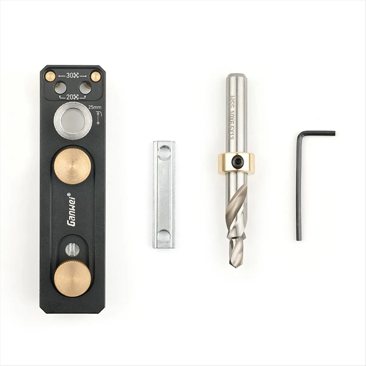 A24I  1set Aluminum Alloy Hole Drilling Assistant DIY Countersunk Open Hole Quick Connect Tools Clamping Fixing Puncher