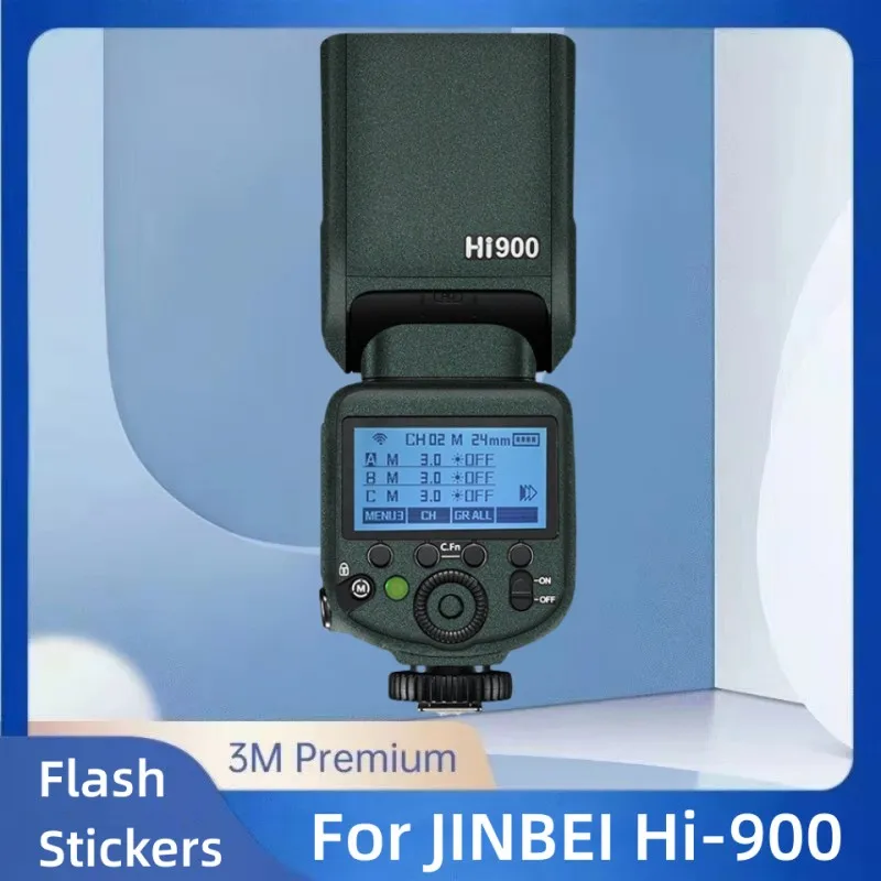 For JINBEI Hi-900 Decal Skin Vinyl Wrap Film Strobe Light Pocket Flash Protective Sticker Protector Coat Hi-900 Hi900 Hi 900