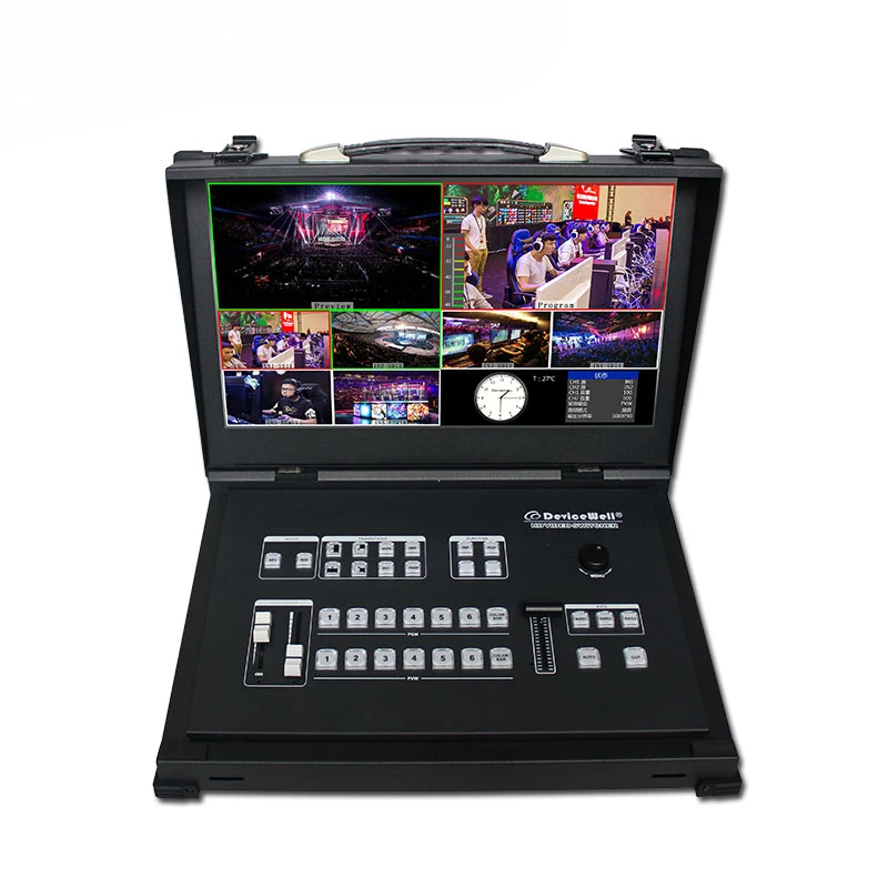

Новый портативный видеомикшер горячая Распродажа HDS9106 с 6 каналами