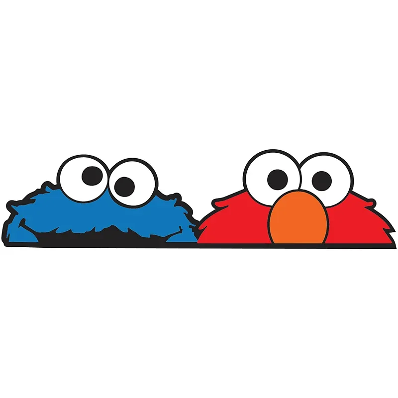 New Design Love Eating Cookie Peek Monster Color Car Sticker Fun Car Sticker Styling Removable Sticker PCV,10cm