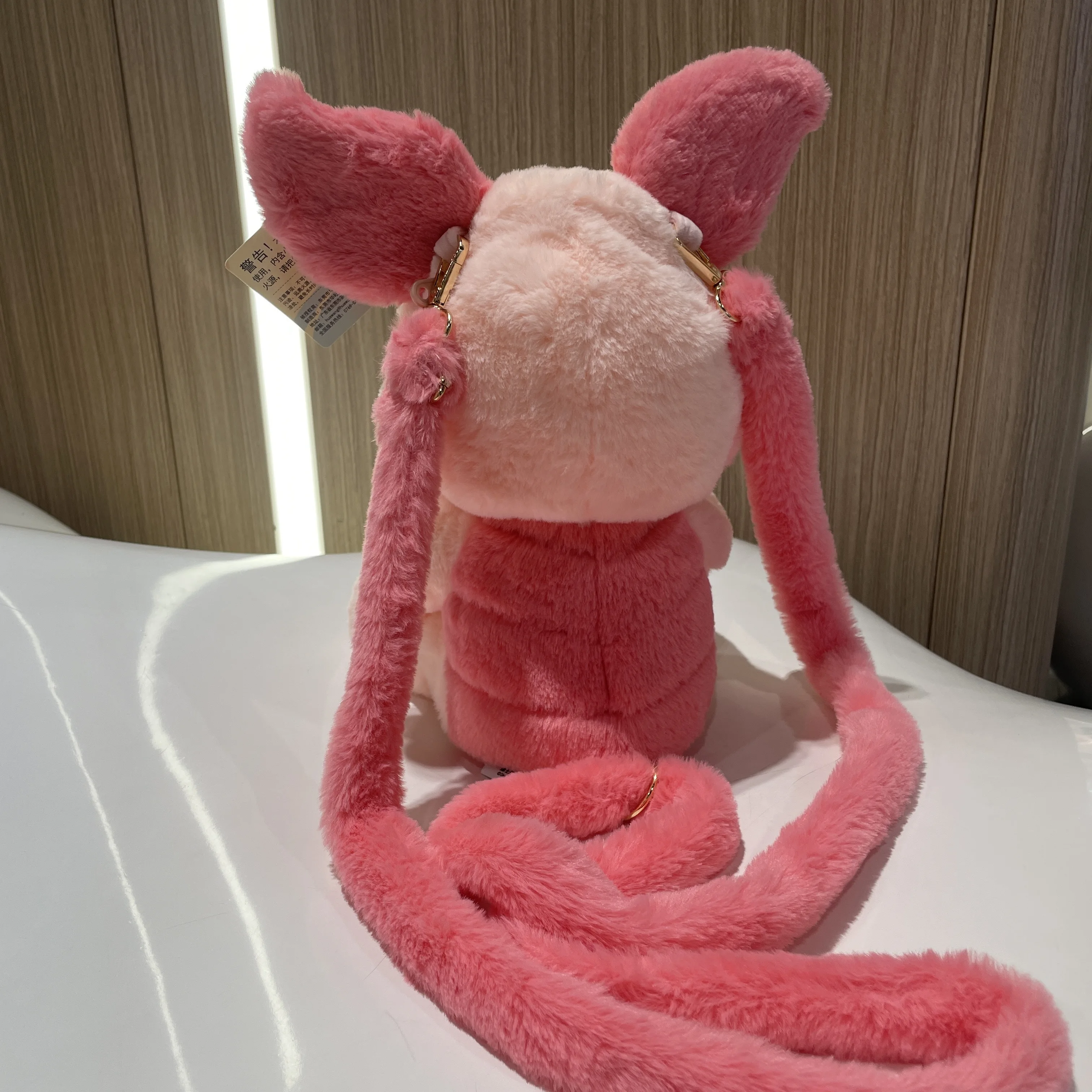 Alta qualità nuovo arrivo 100% genuino Disney carino maialino rosa peluche bambini farcito zaino bambini compleanno regalo di natale