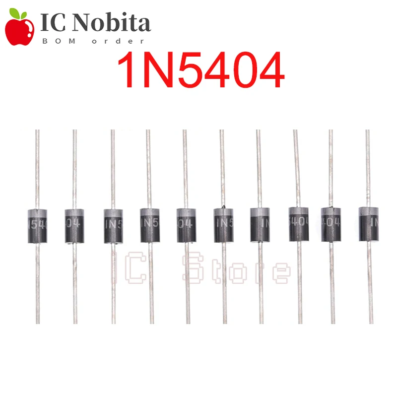 

50PCS 1N5404 Rectifier Diode IN5404 3A 400V DO-201AD DO-27 Axial 5404 3 Amp 400 Volt