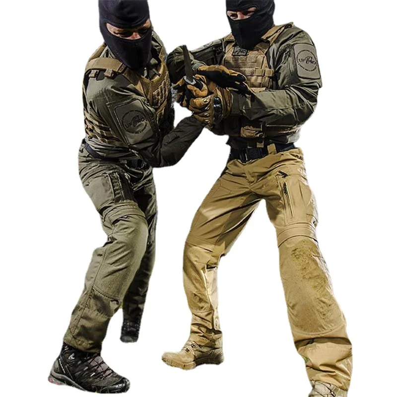 الرجال متعددة جيوب ارتداء مقاومة السراويل البضائع ، بنطلون فضفاض غير رسمي ، ركض الذكور ، المشي لمسافات طويلة في الهواء الطلق ، الربيع ، الخريف ، P40