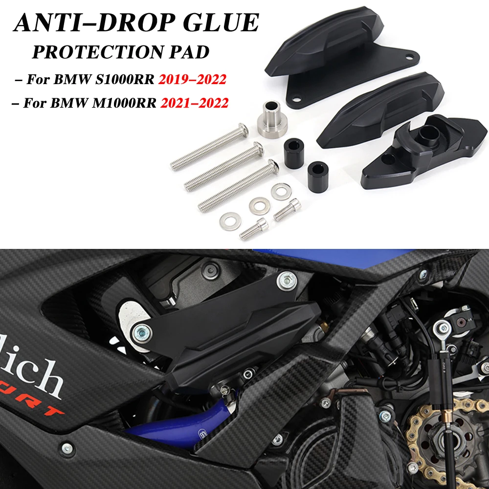 

For BMW S1000RR M1000RR S M 1000 RR 2019 2018 2020 2021 2022 Motorcycle Frame Anti-Fall Sliders Pad Falling Protection Pads Set