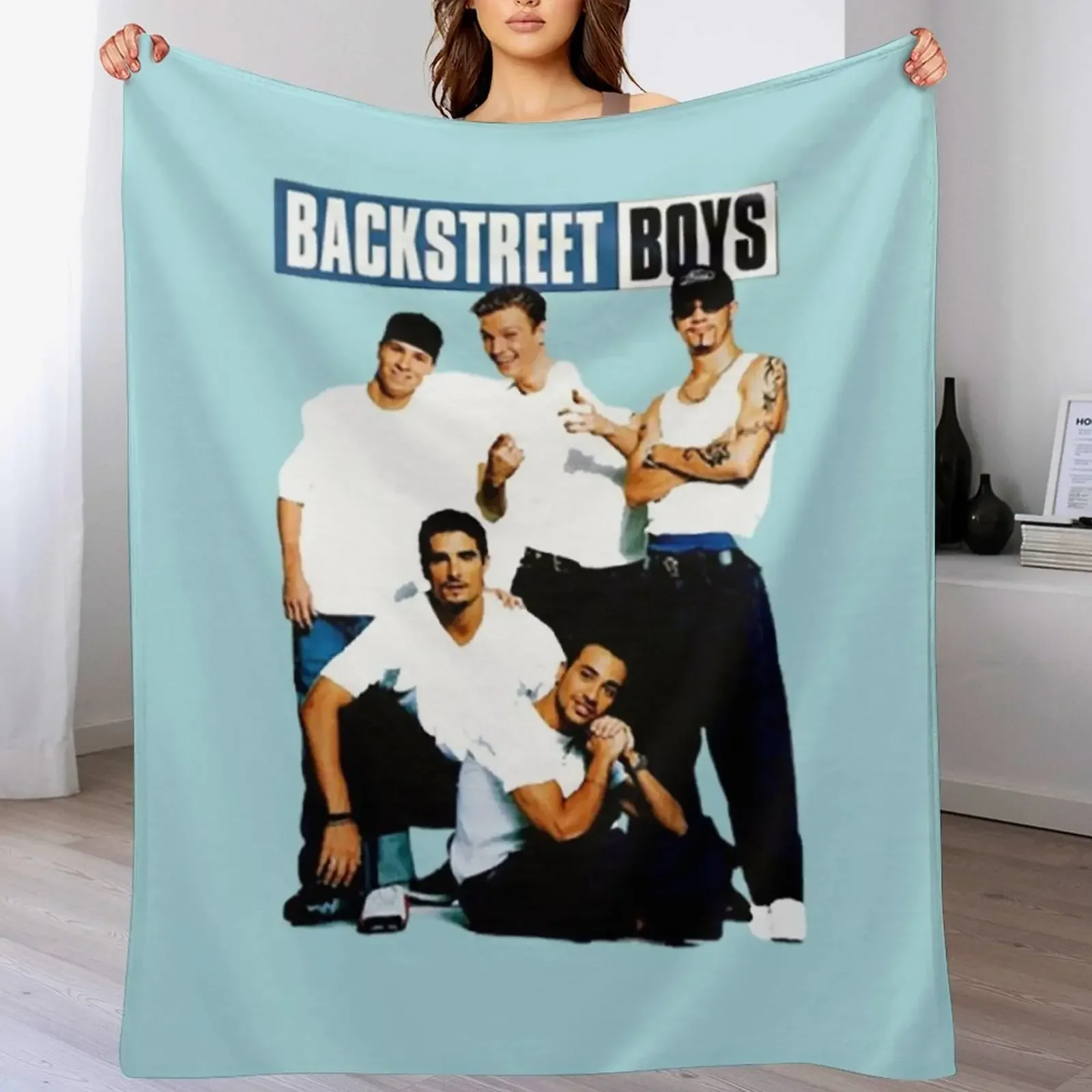 

Backstreet Boys Classic Throw Blanket Cozy Warm Blanket for Bed Room Decor