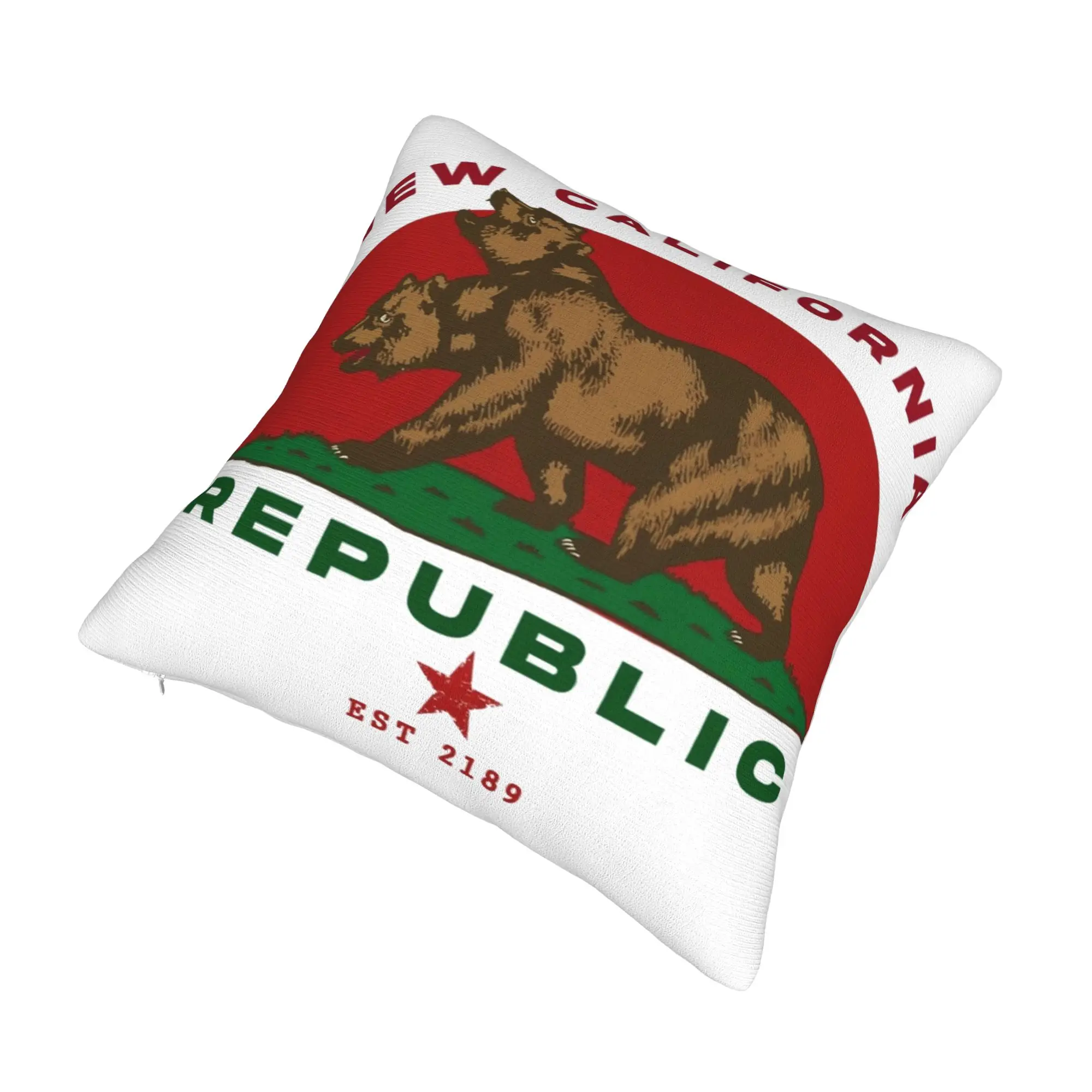 Decorative Pillowcase Republic California Merchandise Seat  Pillow Case Cover Square Multi Size