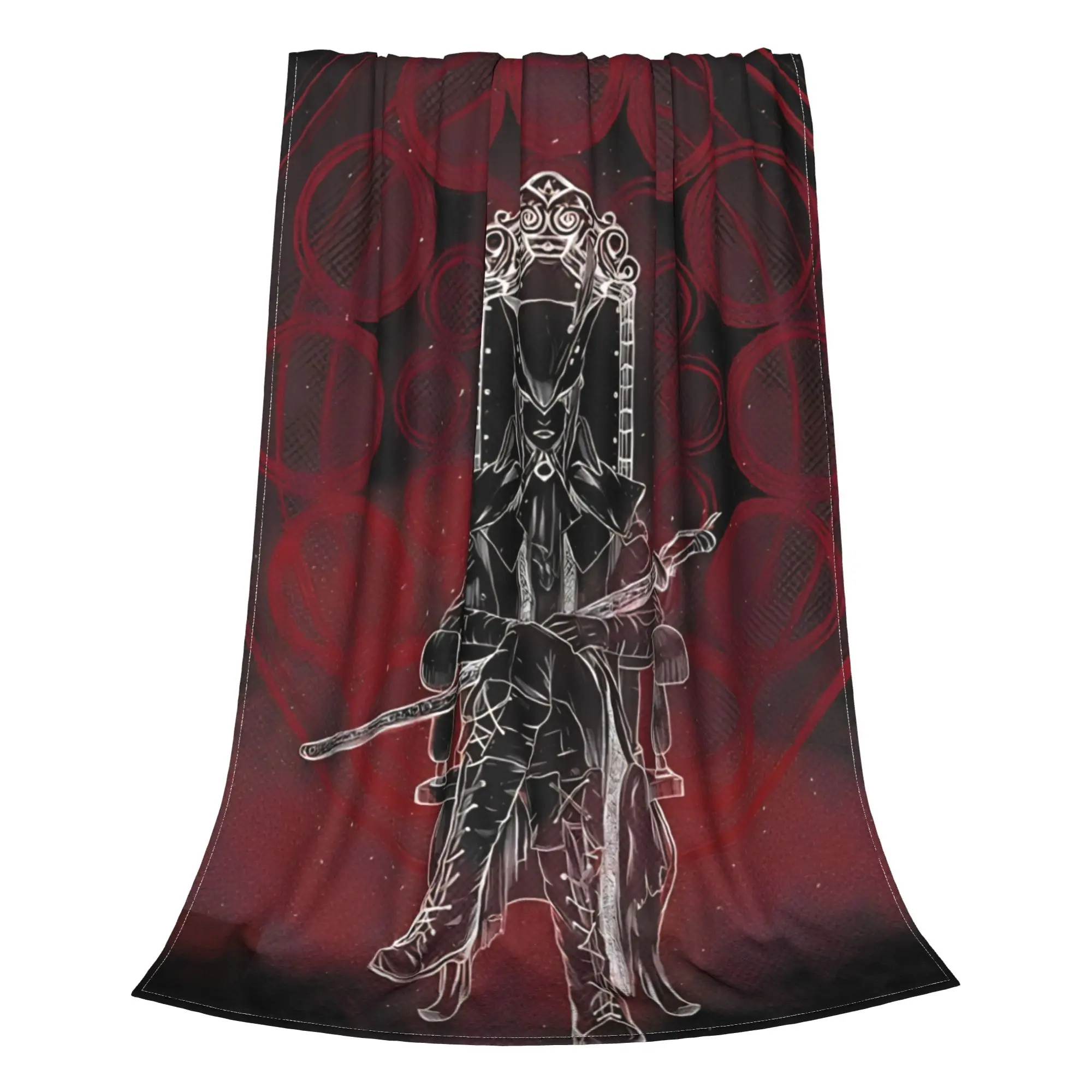 1PC vintage  Bloodborne Home Room Decorations Winter Blankets For Adults Bedding Home Interior Sofa Knee