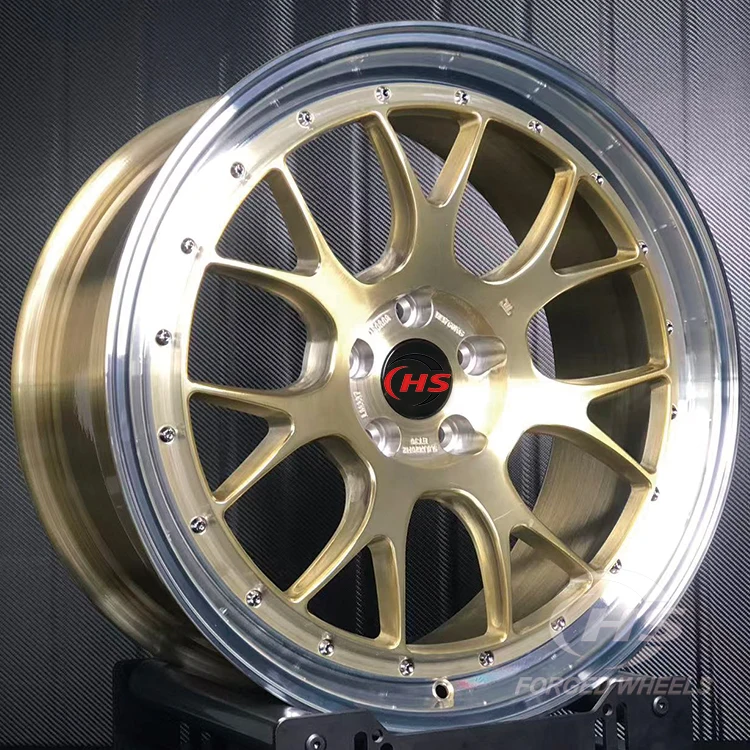 

Hot Sales2pcs Forged Wheels Rims Polished 5x120 5X112 for 718 911 Ferrari 458 488 Tesla Model 3 / E90 E60 E92 G80 F80 M3 F82 G