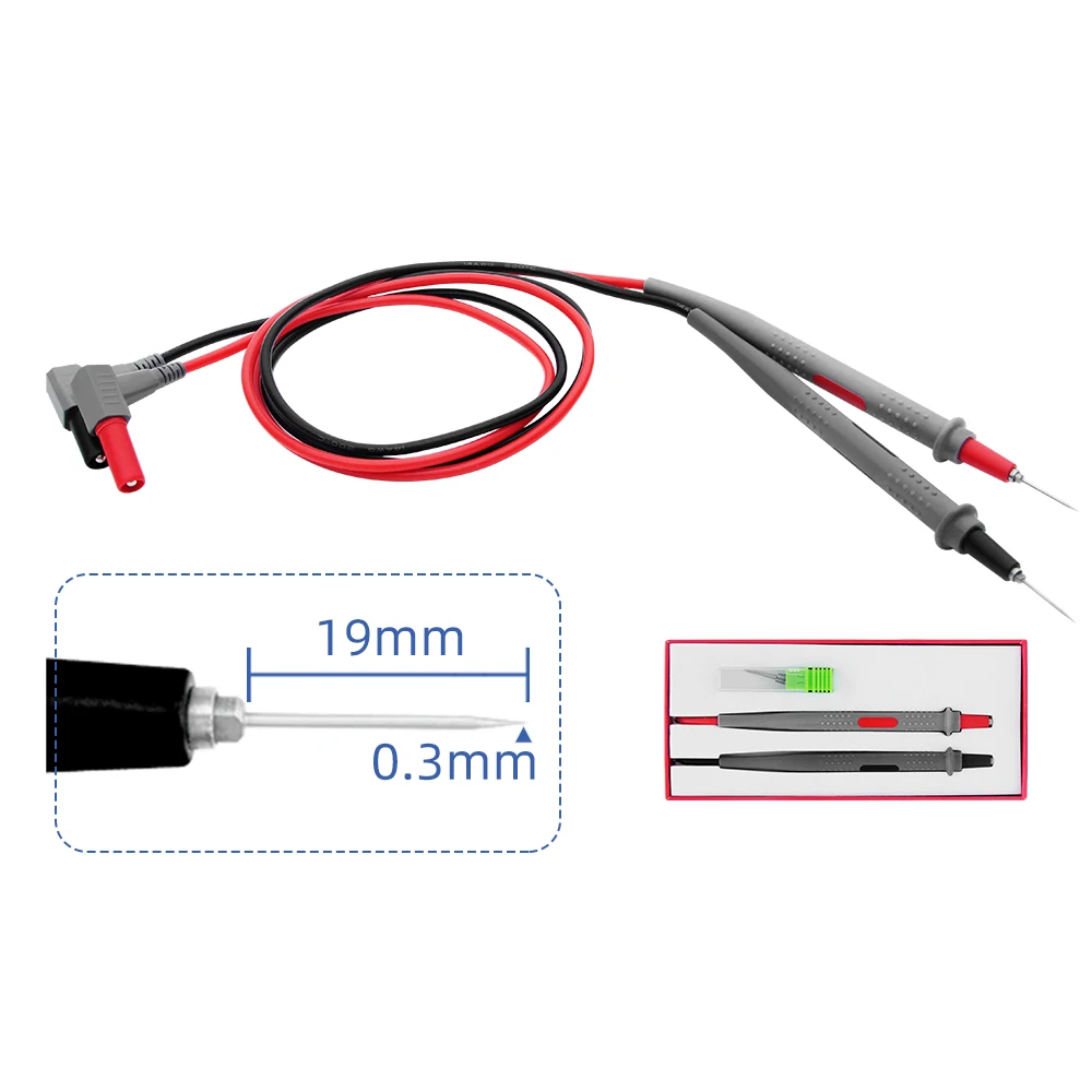 K-2205 1 paio di puntali per sonda multimetro digitale Superfine punta dell\'ago Tester universale sonda cavo penna cavo multimetro kit di cavi