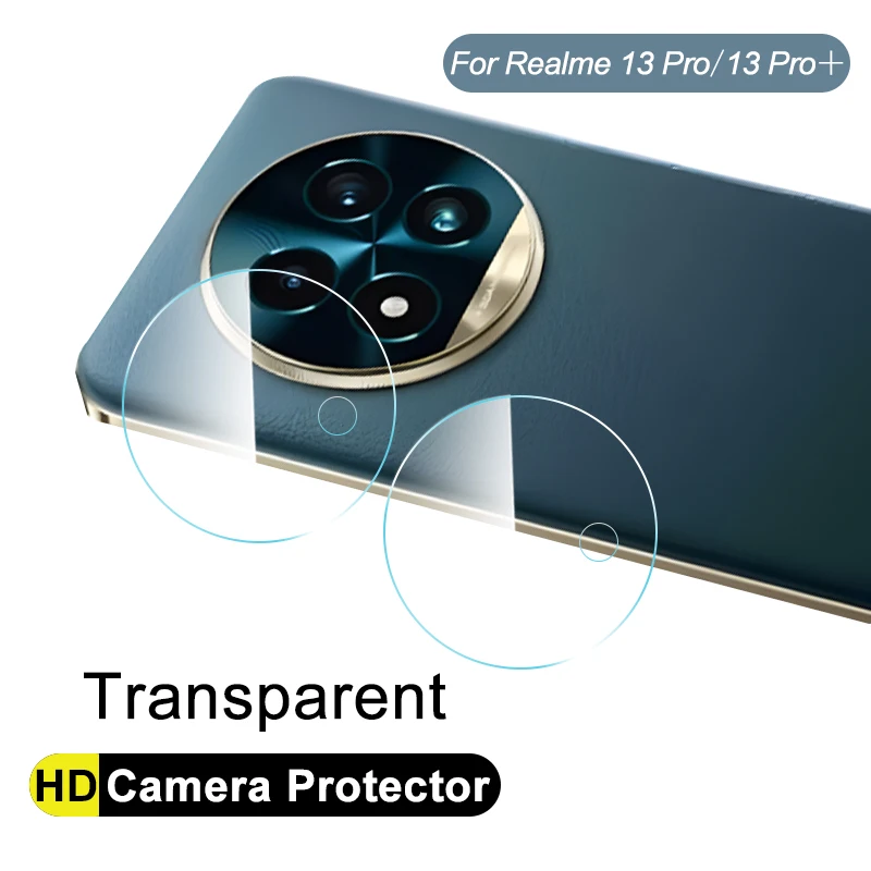 Vidrio protector de cámara transparente para piezas, película de lente de vidrio templado para Realme 13 Pro Plus, 13 Pro, 13 Pro Plus, 2 Realme