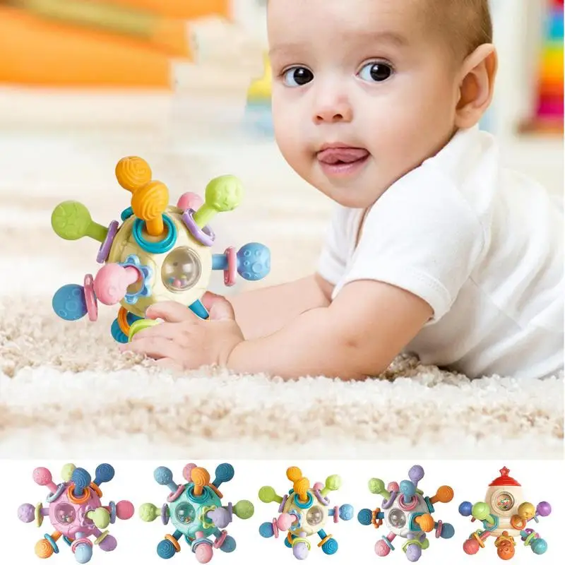 

Rattle Toys For Babies Teething Toys Grab Shaker Early Educational Teething Rattle Developmental Toy Newborn Rattle For kids