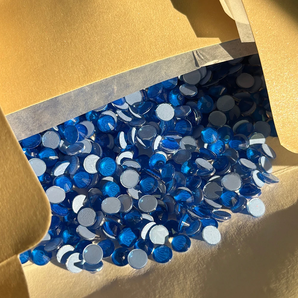 PUBRILEX Kristall-Neon-Strasssteine aus Glas, nicht heißklebend, flache Rückseite, fluoreszierende Strasssteine, DIY-Ornamente, Dekorationssteine für Kleidung – Detail 11